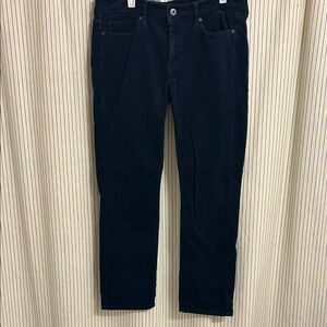 Uniqlo Women's Navy Corduroy Straight Jeans